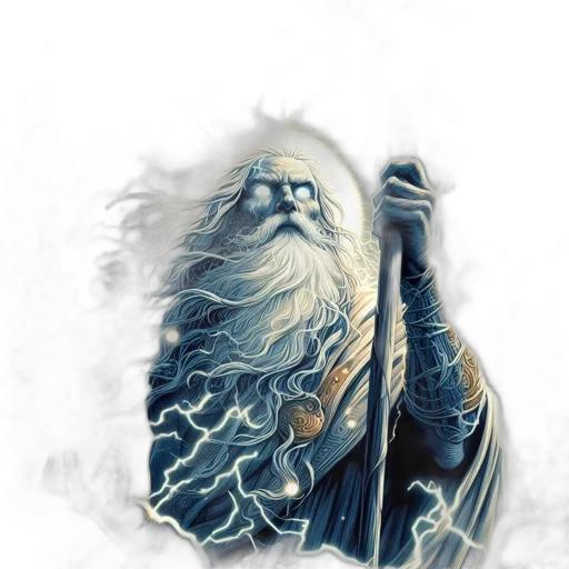dragon, staff, creature, hair transparent PNG cut-out