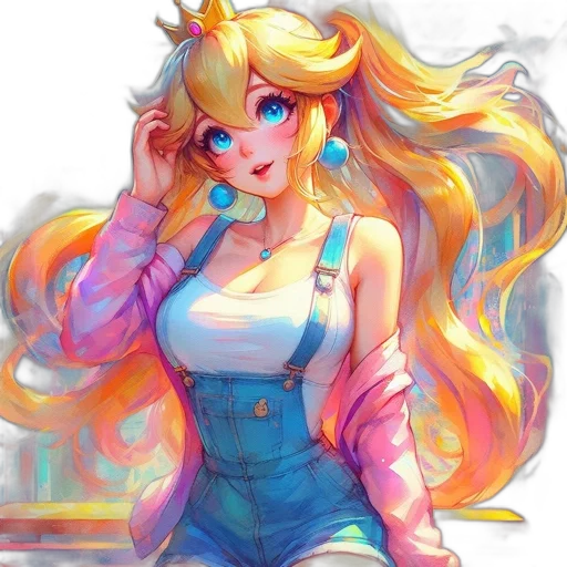 dress, crown, robot, anime transparent PNG cut-out