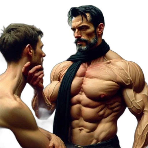 concept art, photorealistic, comic book art, 3d render transparent PNG cut-out