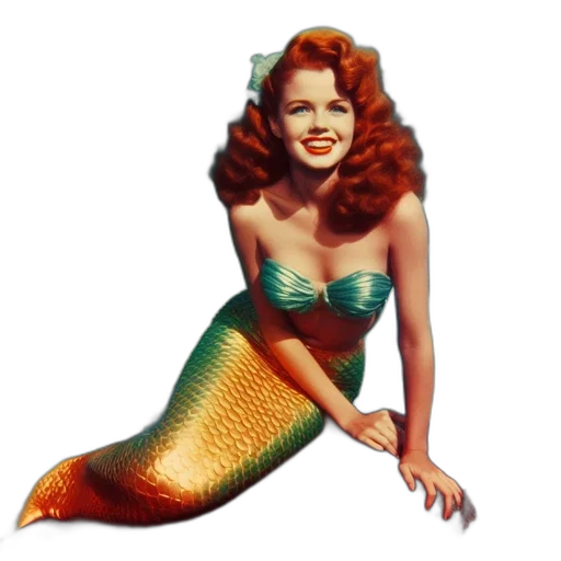 dress, underwater, woman, red transparent PNG cut-out