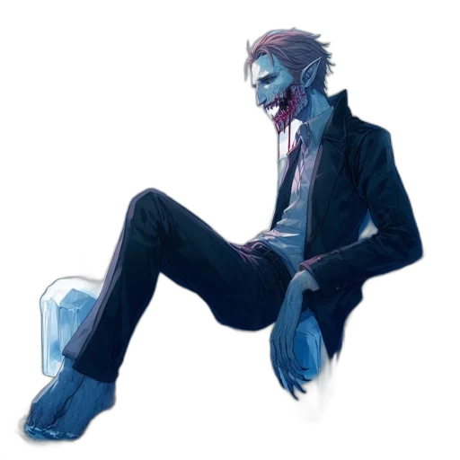 creature, mask, jacket, concept art transparent PNG cut-out