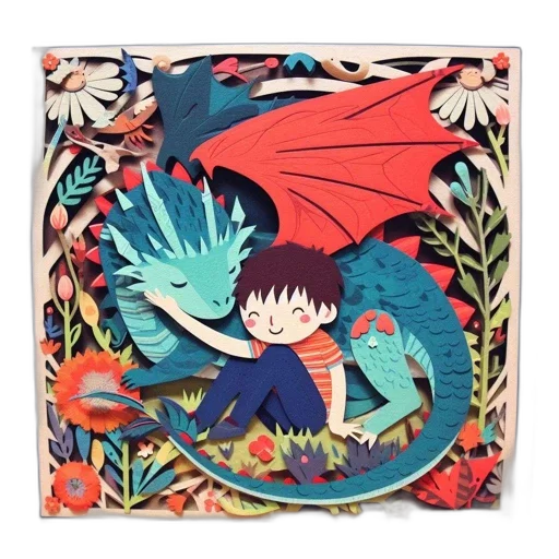 dragon, fantasy art, concept art, underwater transparent PNG cut-out