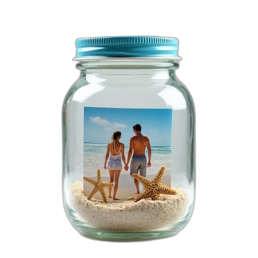 bottle, beach, clear, glass transparent PNG cut-out