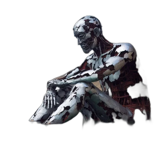 robot, mask, face, concept art transparent PNG cut-out