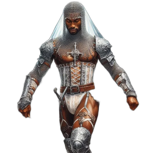 sword, dress, concept art, fantasy art transparent PNG cut-out
