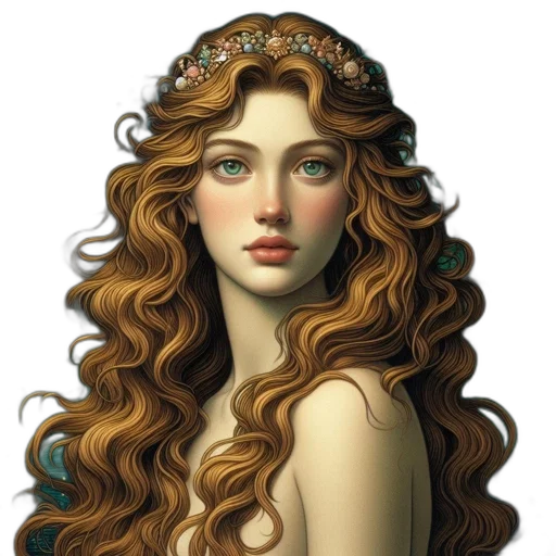 crown, jewelry, face, hair transparent PNG cut-out