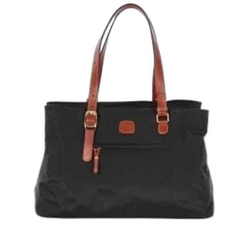 dark, black, tote, bag transparent PNG cut-out