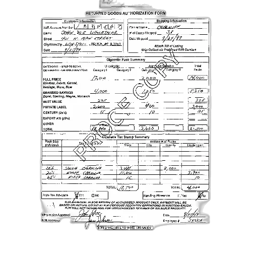 returned, goods, authorization, form transparent PNG cut-out