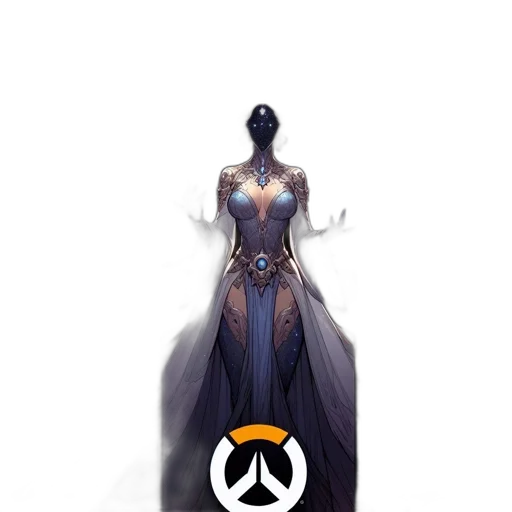 dress, staff, weapon, jewelry transparent PNG cut-out