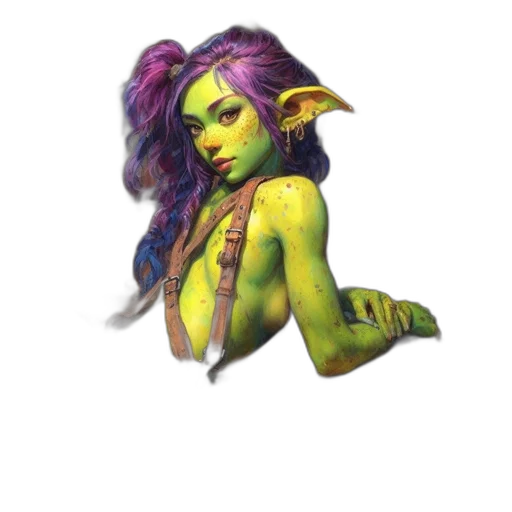 staff, creature, jewelry, fantasy art transparent PNG cut-out