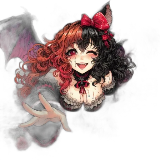 dragon, creature, mask, staff transparent PNG cut-out