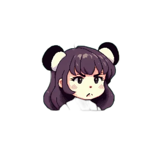creature, face, hair, staff transparent PNG cut-out