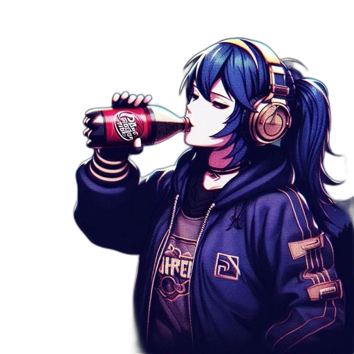 jacket, bottle, robot, weapon transparent PNG cut-out