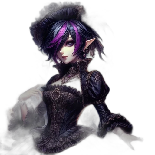 staff, dress, mask, fantasy art transparent PNG cut-out