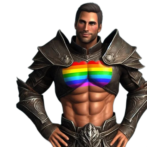 jacket, sword, 3d render, concept art transparent PNG cut-out