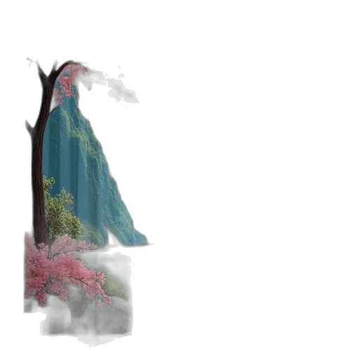 tree, umbrella, dress, dragon transparent PNG cut-out