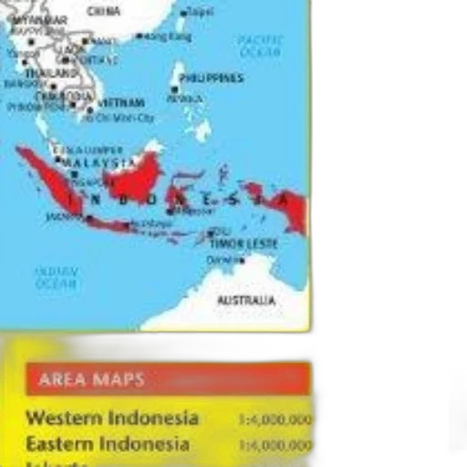 red, map, indonesia, area transparent PNG cut-out