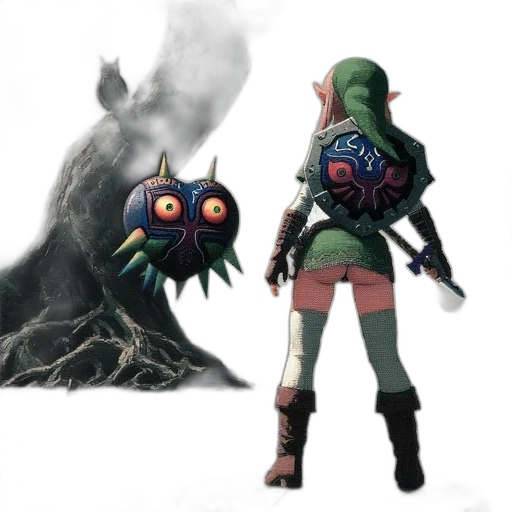creature, mask, concept art, fantasy art transparent PNG cut-out