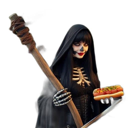 food, weapon, staff, creature transparent PNG cut-out