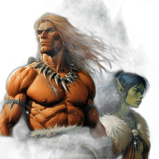 fantasy art, comic book art, concept art, fog transparent PNG cut-out