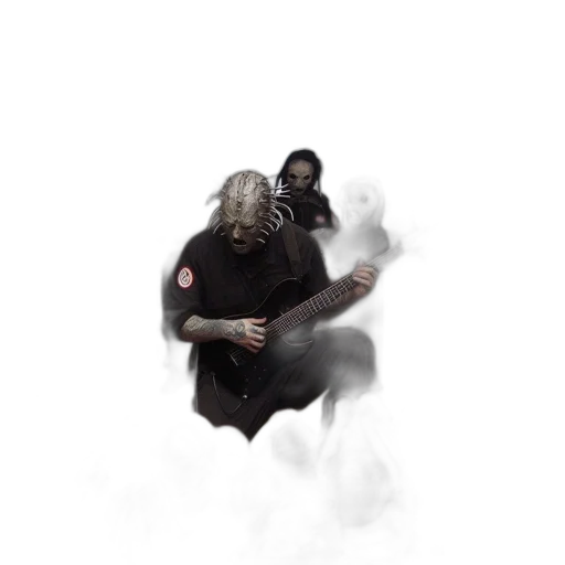mask, jacket, weapon, concept art transparent PNG cut-out