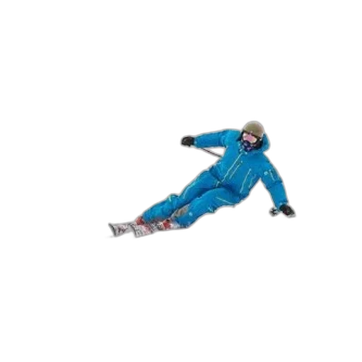 jacket, creature, staff, blue transparent PNG cut-out