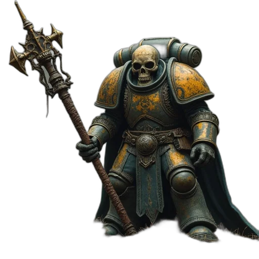 robot, staff, concept art, fantasy art transparent PNG cut-out