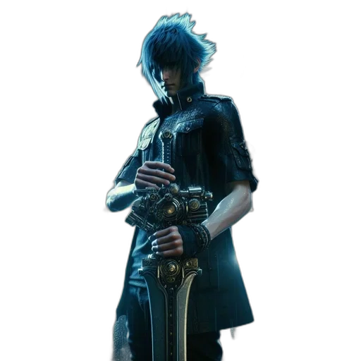 sword, staff, weapon, jacket transparent PNG cut-out