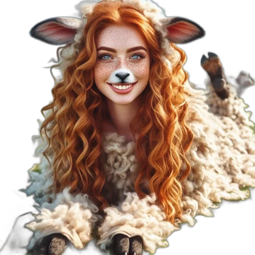 animal, creature, face, hair transparent PNG cut-out