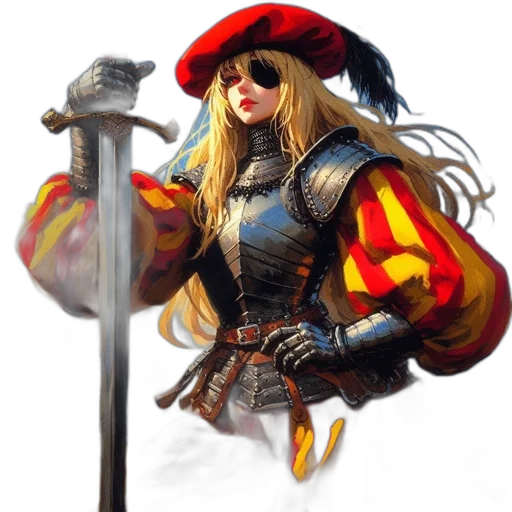 sword, weapon, staff, fantasy art transparent PNG cut-out