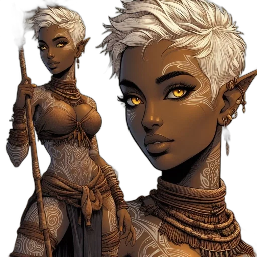 staff, face, concept art, fantasy art transparent PNG cut-out