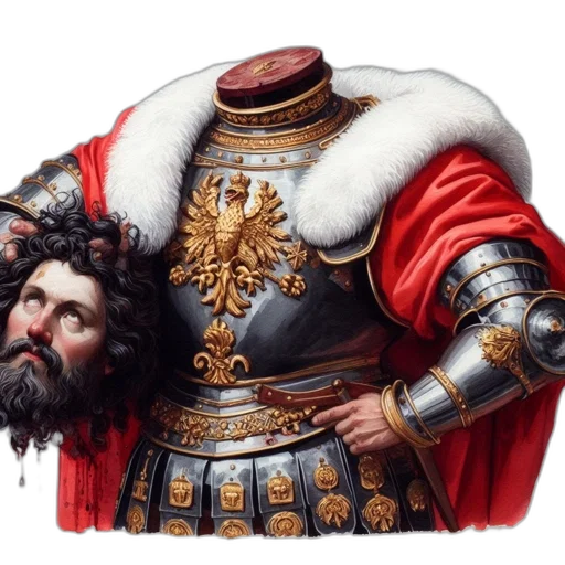 crown, sword, jacket, staff transparent PNG cut-out