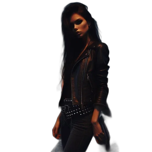 jacket, staff, photorealistic, 3d render transparent PNG cut-out