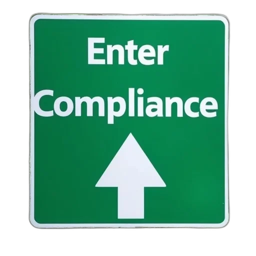 green, sign, word, compliance transparent PNG cut-out