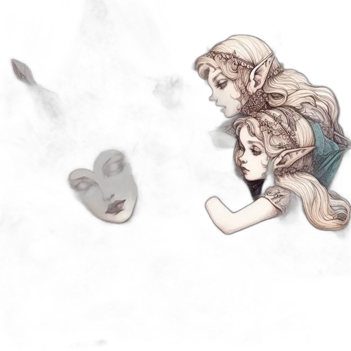 mask, face, concept art, fantasy art transparent PNG cut-out