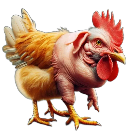 animal, creature, food, photorealistic transparent PNG cut-out