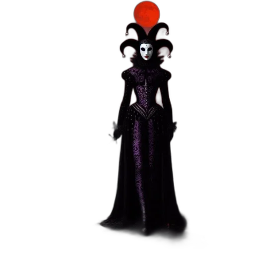 dress, crown, staff, jewelry transparent PNG cut-out