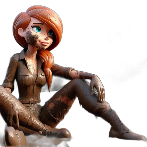 3d render, concept art, fantasy art, cartoon transparent PNG cut-out