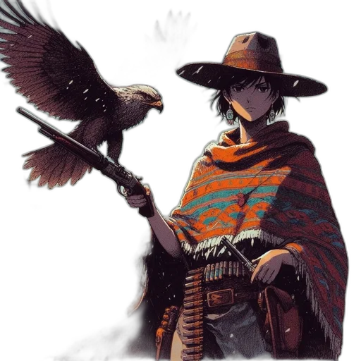 staff, animal, hat, weapon transparent PNG cut-out
