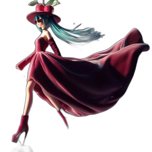 dress, crown, staff, hat transparent PNG cut-out