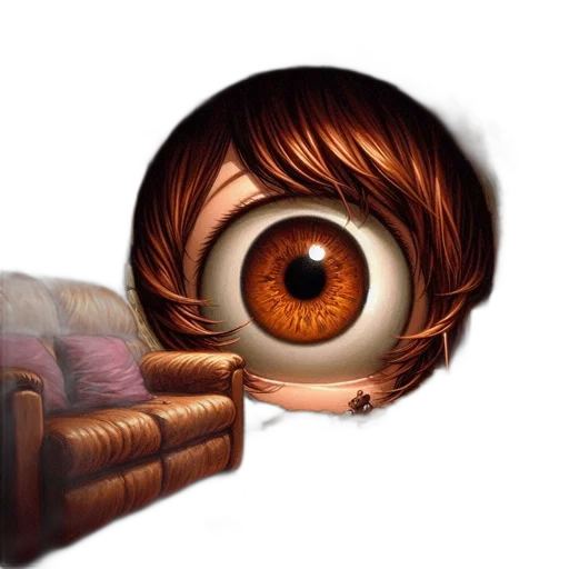mask, face, creature, hair transparent PNG cut-out