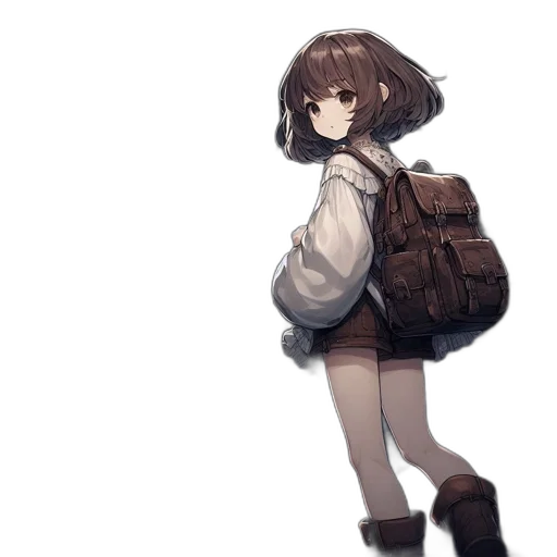 jacket, dress, creature, robot transparent PNG cut-out