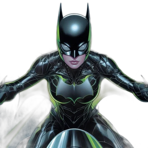 comic book art, concept art, fantasy art, green transparent PNG cut-out
