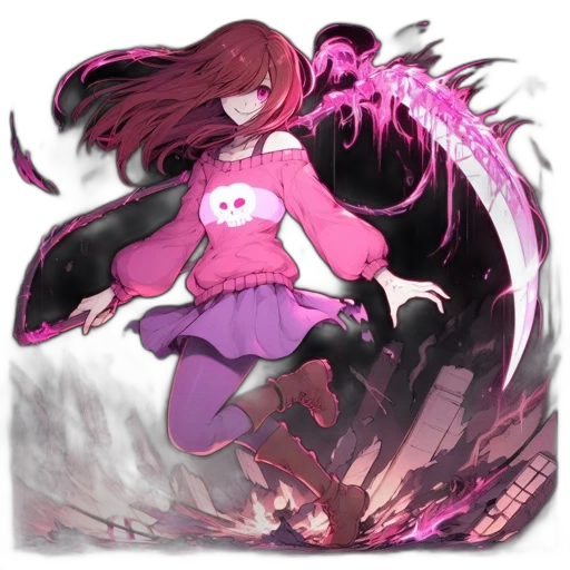 creature, weapon, staff, dress transparent PNG cut-out