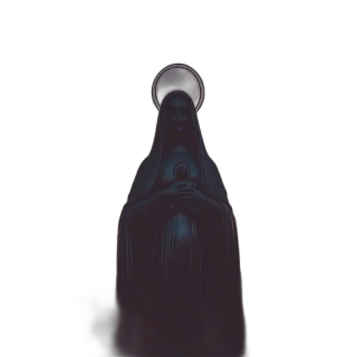 bottle, dress, mask, hair transparent PNG cut-out