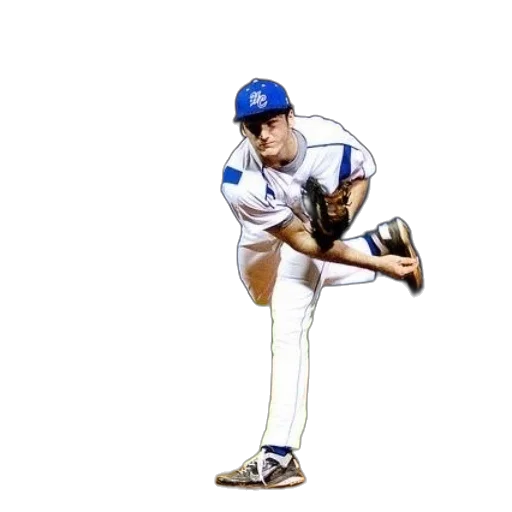 photorealistic, cartoon, baseball, player transparent PNG cut-out