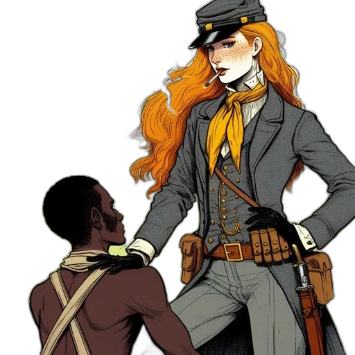 staff, jacket, comic book art, concept art transparent PNG cut-out
