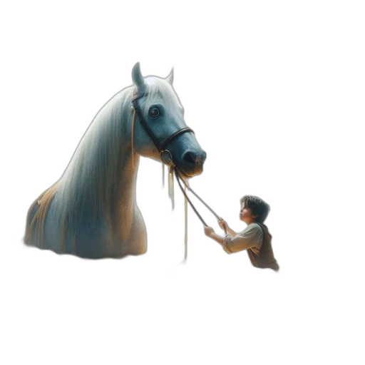 animal, sword, staff, creature transparent PNG cut-out