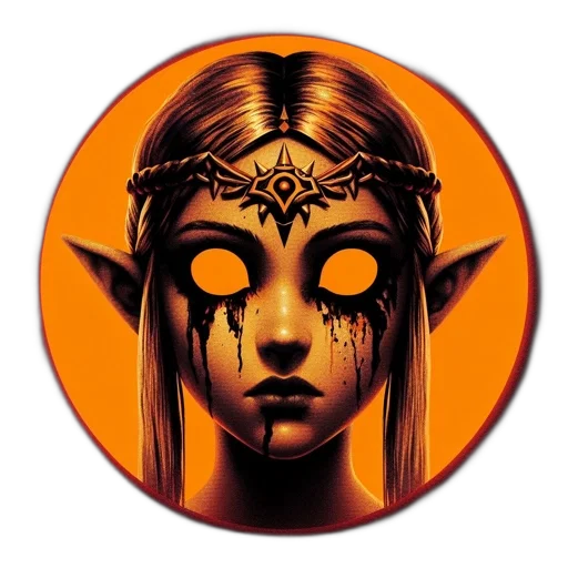 mask, face, jewelry, fantasy art transparent PNG cut-out