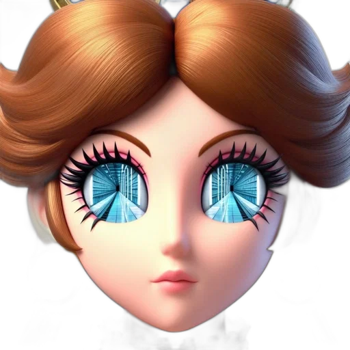 face, hair, mask, crown transparent PNG cut-out